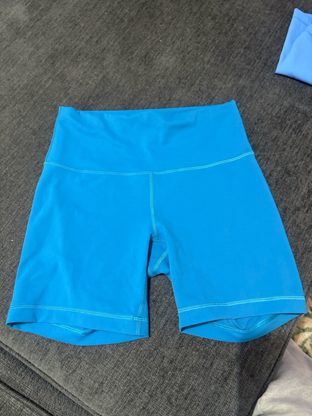lululemon athletica Bright Turquoise High-Rise Bike Shorts